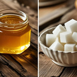 Mật ong và đường thường được đặt lên bàn cân để so sánh về mức độ lành mạnh
