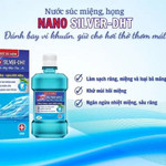 Một lô sản phẩm nước súc miệng Nano silver - DHT 350ml vừa bị thu hồi toàn quốc