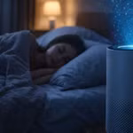 Lợi ích bất ngờ khi bật máy lọc không khí lúc ngủ