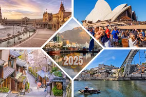 TOP 10 thành phố được yêu thích nhất thế giới đã được xếp hạng năm 2025
