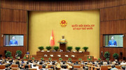 Quang cảnh phiên họp Quốc hội sáng 23/10