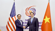 Phó Thủ tướng, Bộ trưởng Ngoại giao Bùi Thanh Sơn và Ngoại trưởng Mỹ Marco Rubio
