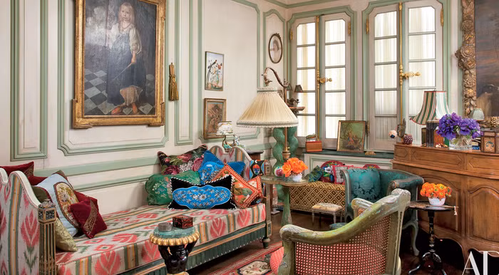 Căn hộ xa hoa và nghệ thuật của biểu tượng thời trang Iris Apfel-6