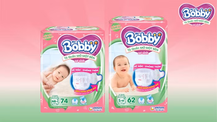 Diana Unicharm ra mắt tã quần mở một bên Bobby