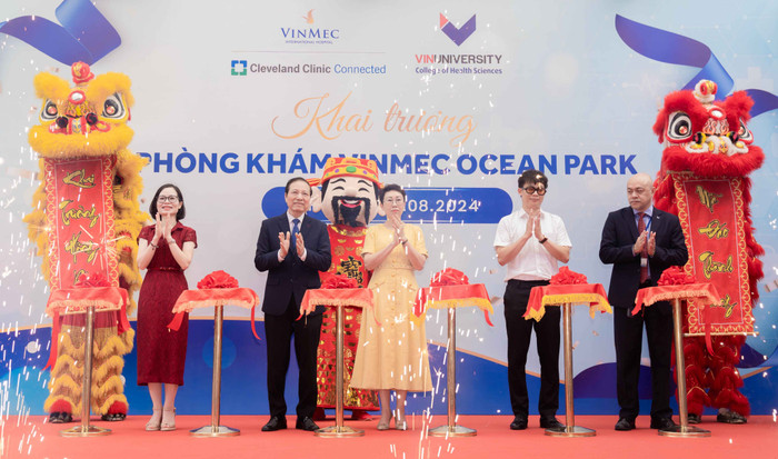 Phòng khám Vinmec Ocean Park được xây dựng theo mô hình hợp tác y khoa giữa Hệ thống Y tế Vinmec và Viện Khoa học Sức khỏe VinUni