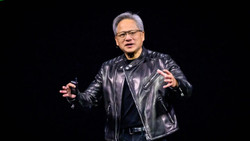 CEO Nvidia Jensen Huang tại sự kiện GTC AI Conference vào tháng 3/2025