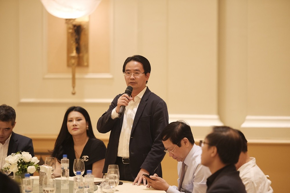 Ông Nguyễn Thái Dũng, Chủ tịch HĐQT Tổng công ty Thương mại Hà Nội – Hapro phát biểu tại Hội nghị dsf8775.jpg
