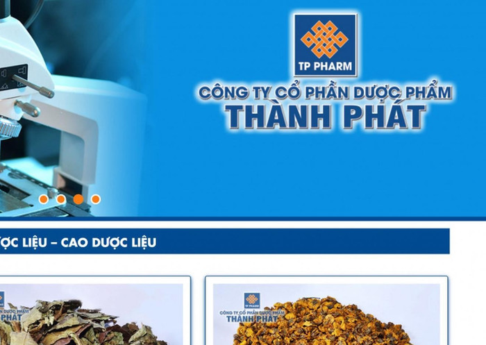 Công ty cổ phần dược phẩm Thành Phát vừa nhận quyết định xử phạt 180 triệu đồng