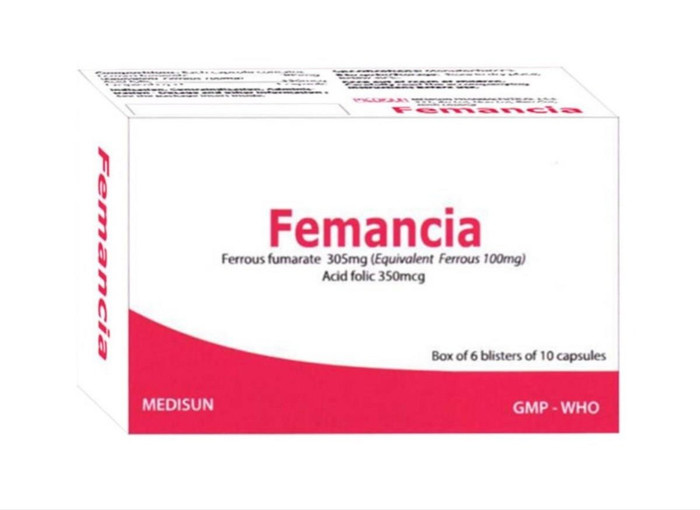 Toàn bộ thuốc trị thiếu máu Femancia của Dược phẩm Medisun bị thu hồi