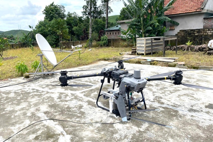  Drone của Viettel có thể tạo vùng phủ sóng bán kính 6 km