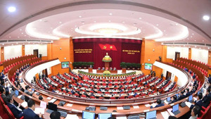 Quang cảnh Hội nghị Trung ương 14, ngày 5 và 6/11 vừa qua