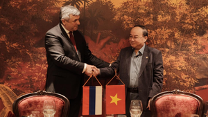 Chủ tịch HBA-VACOD đón tiếp Phó Chủ tịch Ủy ban Đối ngoại Saint Petersburg, Liên bang Nga đầu năm mới