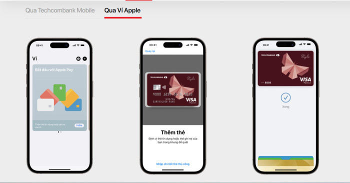 Techcombank giới thiệu Apple Pay đến khách hàng