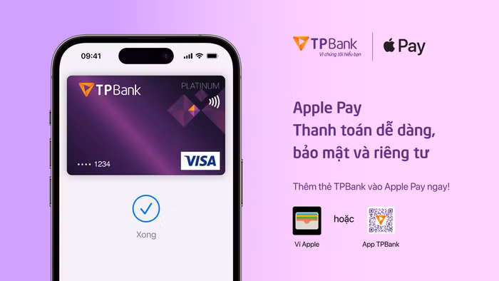 TPBank giới thiệu Apple Pay đến khách hàng