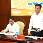 Ông Phạm Thanh Hà, Phó Thống đốc Ngân hàng Nhà nước phát biểu tại cuộc họp báo