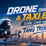 Drone giao hàng và taxi bay: Cuộc chơi mới trên “tầng trời thấp”