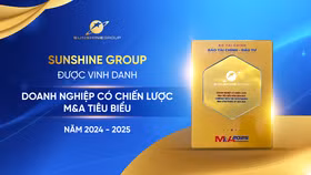 Sunshine Group được vinh danh là Doanh nghiệp có chiến lược M&A tiêu biểu năm- 2024 - 2025