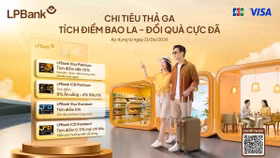 Tích điểm lên đến 10% cùng thẻ tín dụng LPBank