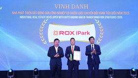 ROX iPark được vinh danh "Nhà phát triển BĐS Công nghiệp có chiến lược chuyển đổi xanh tiêu biểu" năm 2025