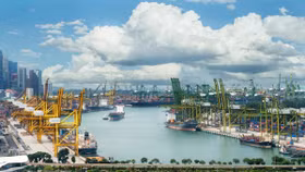 Cảng Singapore – Cảng biển nhộn nhịp thứ 2 thế giới. Ảnh: Ship Technology