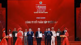 Tập đoàn TH Tập đoàn TH xuất sắc đón nhận giải thưởng "Vinh quang Việt Nam" năm 2025