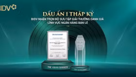 Khẳng định vị thế dẫn đầu, BIDV nhận trọn bộ giải thưởng danh giá từ The Asian Banker
