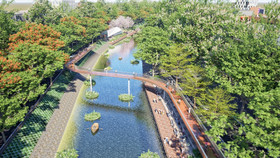 Dự án sẽ có nhiều hạng mục kiến trúc điểm nhấn như Cầu đi bộ