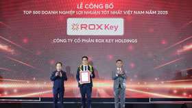 Tổng Giám đốc ROX Key Nguyễn Văn Hiệp lên nhận giải Profit500