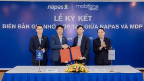 Lãnh đạo NAPAS x MDP ký kết biên bản ghi nhớ