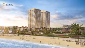 Tổ hợp căn hộ cao cấp Pearl Residence tọa lạc sát bãi biển Cửa Lò