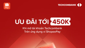 Mở tài khoản Techcombank trên ứng dụng ShopeePay