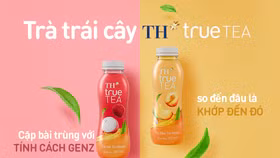 Bộ đôi trà trái cây TH true Tea đang được giới trẻ yêu thích