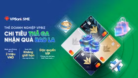 Ưu đãi lên tới 2 triệu đồng cho khách hàng mở mới thẻ doanh nghiệp VPBiz