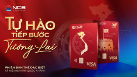 NCB ra mắt thẻ visa Tự hào mừng kỷ niệm 80 năm Quốc khánh