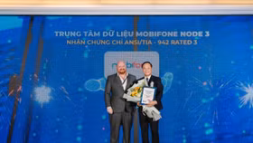 Trung tâm dữ liệu MobiFone Node 3 vinh dự nhận chứng chỉ ANSI/TIA-942 Rated 3