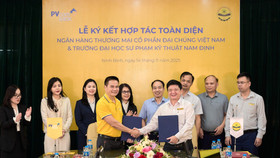 PVcomBank ký kết hợp tác cùng Trường Đại học Sư phạm Kỹ thuật Nam Định