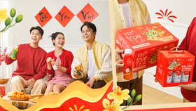 Bao bì Tết rực rỡ - Thức uống lành, trao nhau niềm vui thật