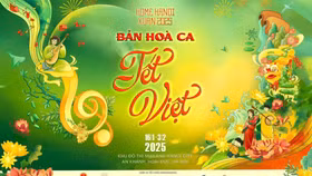 Lấy cảm hứng từ âm nhạc Ngũ Cung - Những giai điệu đầu tiên chào đón một năm mới, bình an, khởi sắc và không ngừng tiến lên, mùa xuân này tại Home Hanoi Xuan 2025, bản hòa ca non sông một dải ngân nga