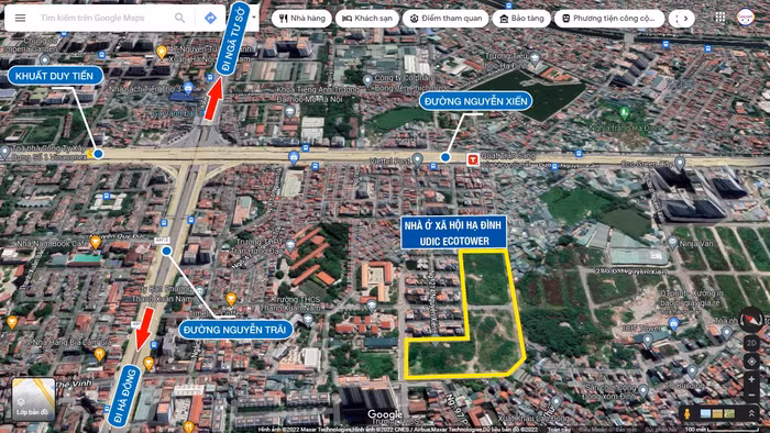 Khu đất xây dựng dự án nhà ở xã hội Hạ Đình