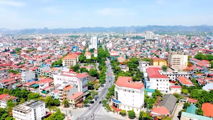 Một góc thành phố Hoa Lư