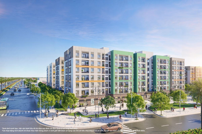 Phối cảnh dự án Happy Home Tràng Cát