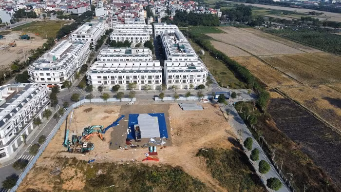 Khu đất để xây dựng dự án nhà ở xã hội Uy Nỗ