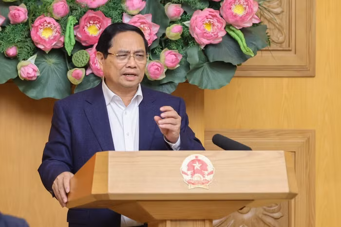 Thủ tướng Phạm Minh Chính tại phiên họp lần thứ 4 của Ban Chỉ đạo Trung ương về chính sách nhà ở và thị trường bất động sản
