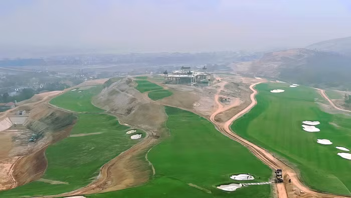 Một góc dự án sân golf Việt Yên