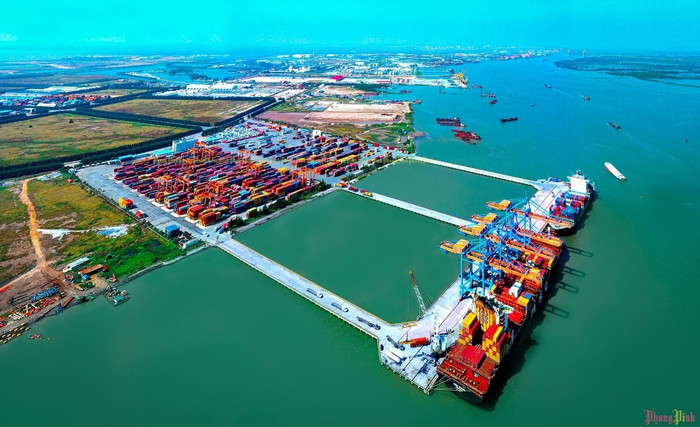 Dự án khu bến cảng và trung tâm logistics Nam Đồ Sơn có tổng mức đầu tư gần 14,2 tỷ USD. Ảnh minh hoạ