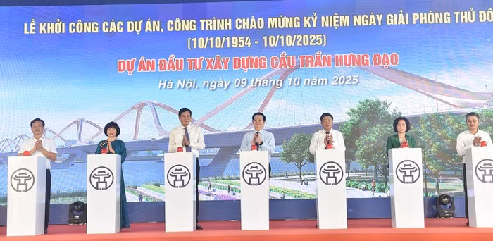 Lễ khởi công dự án đầu tư xây dựng cầu Trần Hưng Đạo