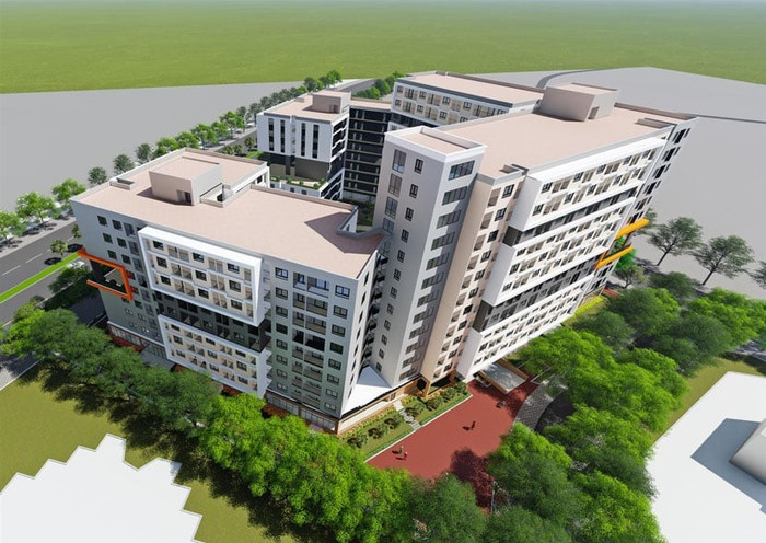 Phối cảnh nhà ở xã hội CT3 Kim Chung