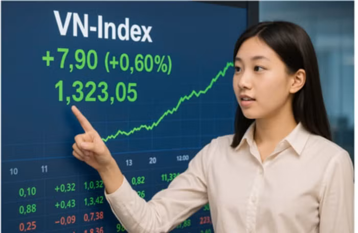 VN-Index đang tiến gần đỉnh cũ tháng 3, lên mốc 1.340 điểm