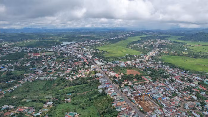 Một góc huyện Di Linh, tỉnh Lâm Đồng