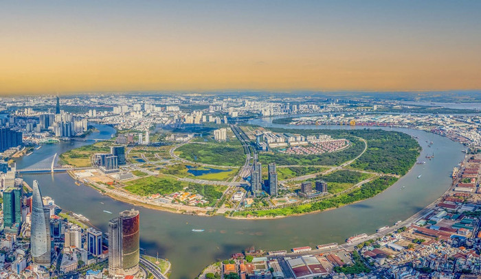 Toàn cảnh khu đô thị mới Thủ Thiêm
